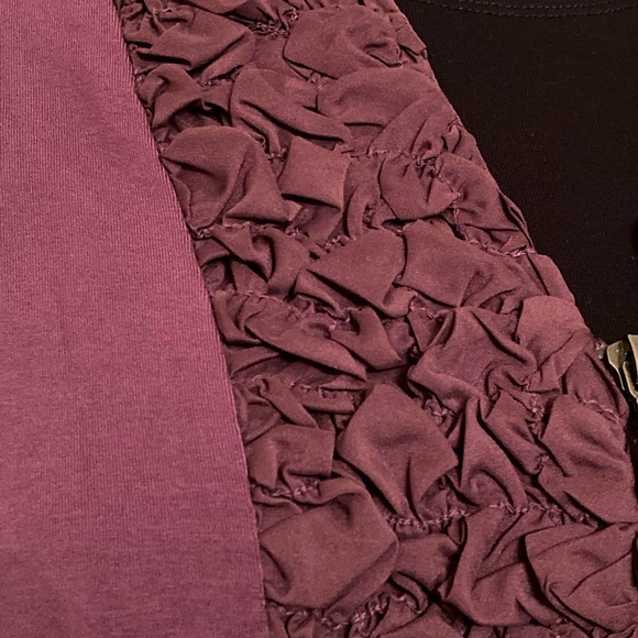 George Simonton Business Jacket with Sewn Ruffle and Zipper Size Large - Picture 5 of 6